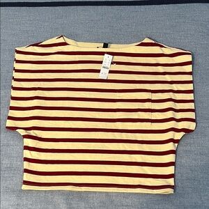 J. Crew Striped Tee, NWT Size S